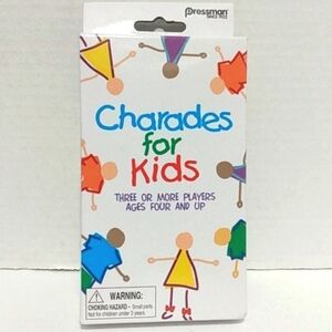 CHARADES FOR KIDS CARD GAME NIB